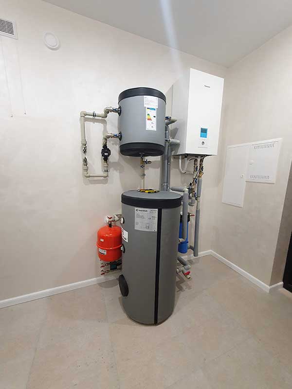 Система опалення приватного будинку в КМ White Stone