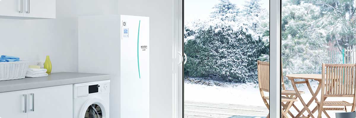 Отопление частных домов с использованием тепловых насосов Mitsubishi Electric Mitsubishi Electric Ecodan (Воздух-Вода)
