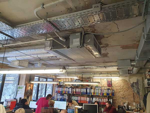 Система ОВіК коворкінгу "Generator" Система опалення, вентиляції та кондиціонування - коворкінг Generator