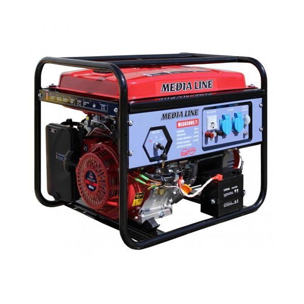 Генератор бензиновый AGT MLG6500Е/2 (5,2 кВт)