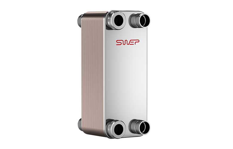 Паяний пластинчастий теплообмінник SWEP V10T